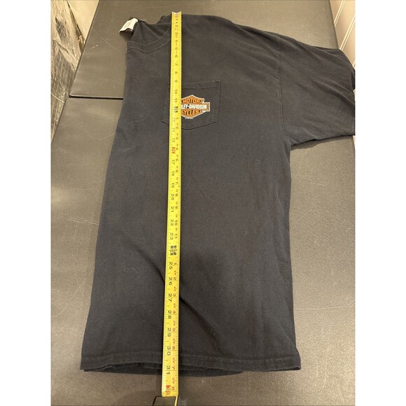Harley-Davidson Men’s HD 2018 Bar & Shield Black Pocket T-Shirt 3XL XXXL 3TG - Picture 7 of 10